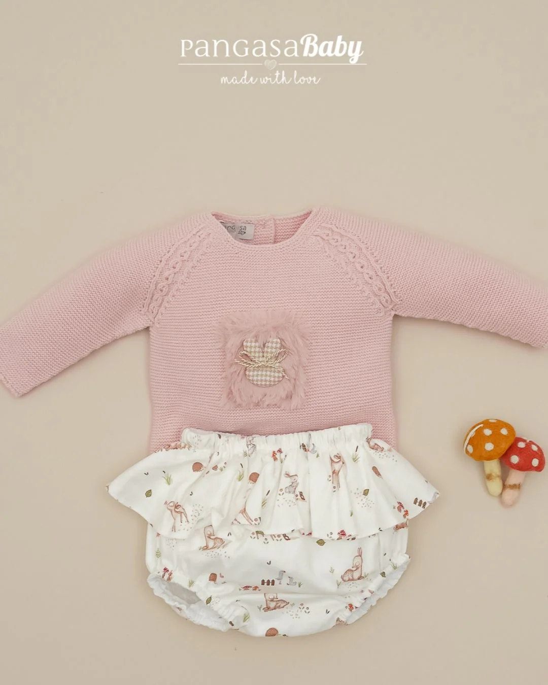 CONJ. BRAGUITA BAMBI & CONEJO - PANGASA - Imagen 2