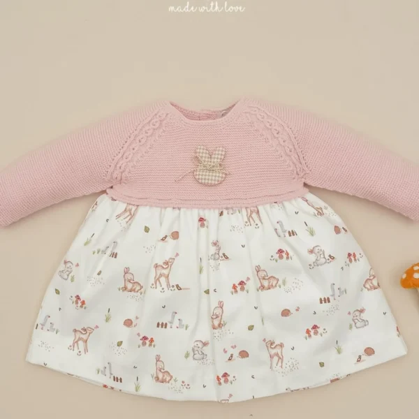 VESTIDO BAMBI Y CONEJO - PANGASA